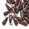 Natural Mahogany Obsidian Pendants G-T081-09-1