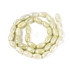 Anti-Tarnish Electroplate Glass Beads Strands EGLA-Q130-02A-07-2
