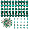270Pcs 8 Style Gradient Color Sew on Rhinestone DIY-OC0010-34-1