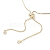 Natural Cultured Freshwater Baroque Pearl Beads Link Bracelets BJEW-JB13554-4