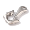 Non-Tarnish 304 Stainless Steel Hook Clasps STAS-C109-03P-2