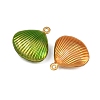 304 Stainless Steel Enamel Pendants STAS-G363-16G-03-2
