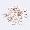 925 Sterling Silver Open Jump Rings STER-F036-02RG-0.9x5mm-1
