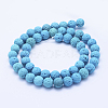 Natural Lava Rock Beads Strands G-F531-8mm-G04-2