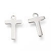 Non-Tarnish 201 Stainless Steel Charms X-STAS-C021-06P-T-2