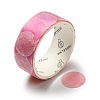 Round Adhesive Decorative Paper Tapes DIY-M052-01G-1