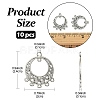 Tibetan Style Alloy Chandelier Components Links TIBE-YW0001-53-3