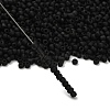 Frosted Opaque 12/0 Glass Seed Beads SEED-R029-2mm-A07-4