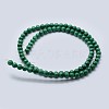 Natural Malachite Beads Strands G-F571-27AB1-10mm-3