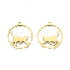 Ion Plating(IP) 201 Stainless Steel Pendants LS-STAS-N098-098LG-1