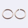 925 Sterling Silver Open Jump Rings LS-STER-F036-02RG-0.9x7mm-3