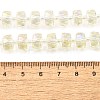Transparent Electroplate Glass Beads Strands EGLA-P062-01A-01-4