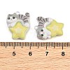Baking Paint Zinc Alloy Pendants AL-CBA032C-05-3