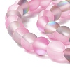 Synthetic Moonstone Beads Strands G-E573-01A-11-4