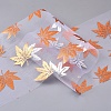 Autumn Theme Maple Leaf Deco Mesh Ribbons OCOR-I005-C-3