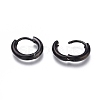 304 Stainless Steel Huggie Hoop Earrings X-EJEW-O087-06G-2