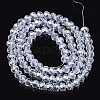 Electroplate Glass Beads Strands EGLA-A034-T1mm-A08-2