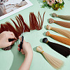 7Pcs 7 Colors Plastic Long Straight Hairstyle Doll Wig Hair DOLL-ME0001-06A-3