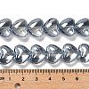Electroplate Glass Beads Strands EGLA-B008-01A-PL01-4