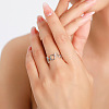 Oval Ring 925 Sterling Silver Finger Rings for Women FS-WGC6322-03-2