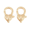 Brass Lobster Claw Clasps KK-H287-08G-G-1