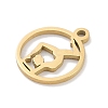 304 Stainless Steel Charms STAS-K286-01L-G-2