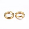 304 Stainless Steel Open Jump Rings X-STAS-O098-02G-08-2