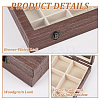24-Slot Rectangle Wood Grain Imitation Leather Pendant Necklace Jewelry Storage Presentation Boxes CON-WH0095-33C-4