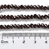 Baking Paint Imitation Jade Glass Bead Strands X-DGLA-A034-J4MM-A11-3