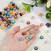 72Pcs 12 Colors Handmade Glass European Beads GLAA-DC0001-55-3