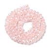 Baking Electroplate Glass Beads Strands DGLA-A039-J6MM-B14-2