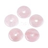Natural Rose Quartz Big Pendants G-T144-43B-1