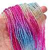 Transparent Painted Glass Beads Strands DGLA-A034-T2mm-A14-2
