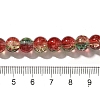 Christmas Theme Crackle Glass Beads Strands X1-CCG-C002-8mm-12-4