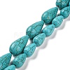 Synthetic Howlite Beads Strands TURQ-F018-05B-1