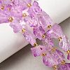 Raw Rough Natural Quartz Crystal Beads Strands G-Z131-J01-04-1