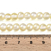 Baking Paint Transparent Glass Beads X1-DGLA-N011-6mm-02-4