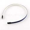 Plain Headwear Hair Accessories Plastic Hair Band Findings OHAR-S187-01-2