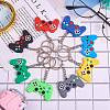 18Pcs 9 Colors PVC Game Controller Keychain KEYC-SZ0001-10-3