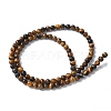Round Tiger Eye Beads Strands Z0RQT011-AB-4