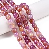 Dyed Natural White Jade Beads Strands G-T138-D07-1