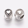 Alloy European Style Beads MPDL-WH0002-06AS-2