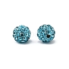 Polymer Clay Rhinestone Beads RB-H284-6MM-202-2