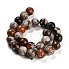 Natural Fire Crackle Agate Beads Strands G-L595-A02-01F-3