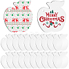 30Pcs Christmas Acrylic Big Pendants FIND-SC0011-41-1