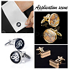 Unicraftale Man's 304 Stainless Steel Cufflinks Findings STAS-UN0017-56-5