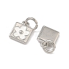 Brass Enamel Pendants KK-B170-04P-03-2