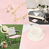 2Pcs 2 Colors Square Acrylic Fibers Carpet Mat AJEW-CN0003-11C-4