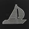 Sailing Boat ABC Plastic Pegboards used for 5x5mm DIY Fuse Beads DIY-Q009-36-1