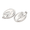 304 Stainless Steel Pendants STAS-I358-12P-06-2